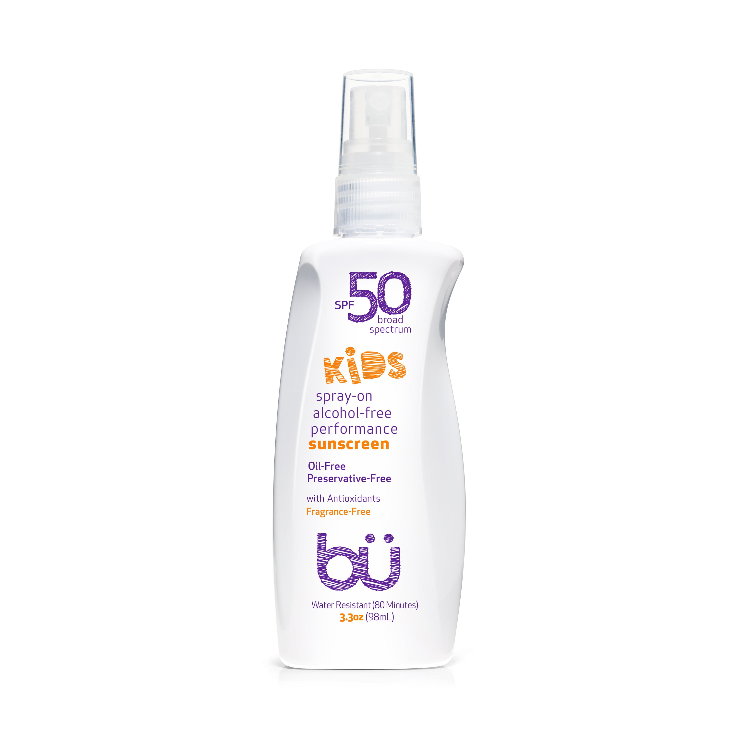 Bu Sunscreen - Bu SPF 50 Alcohol-Free KIDS Fragrance-Free Spray