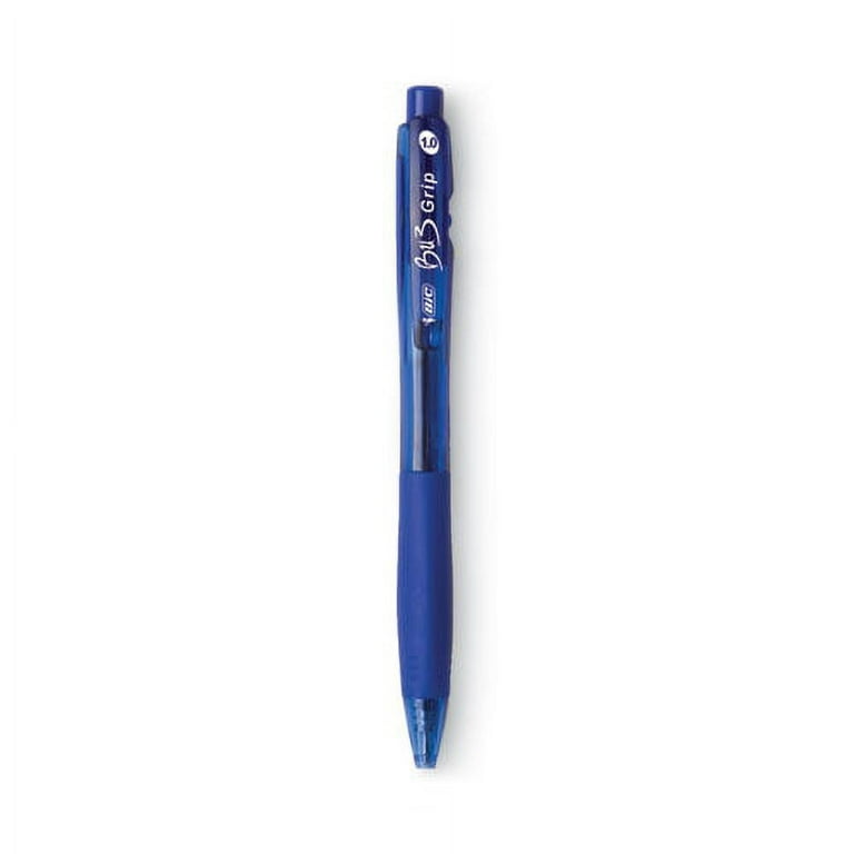 BU3 Ballpoint Pen, Retractable, Bold 1 mm, Blue Ink, Translucent Blue/Blue Barrel, Dozen BU3 Ballpoint Pen, Retractable, Bold 1 mm, Blue Ink, Translucent Blue/Blue Barrel, Dozen