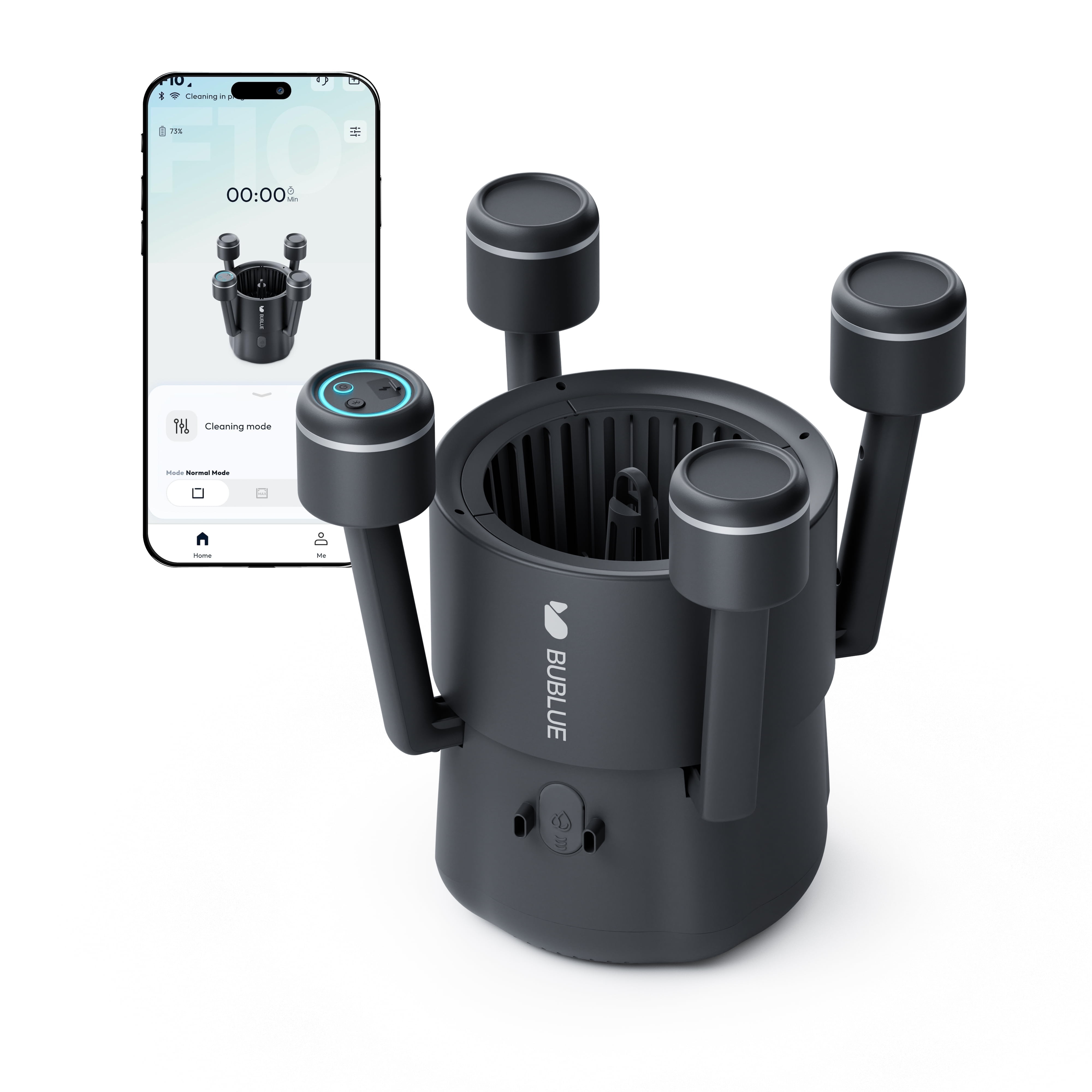 Walmart Deals of BuVortex V5 Robotic Surface Skimmer, Pool Cleaner with Powerful Suction, Dual Motor, 5L Filter, Dual Cleaning Modes, Smart App Control, One-Tap Docking, LED, AI Navigation, for Pools up to 538 Sq.Ft.