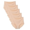 thumbnail image 1 of Buankoxy 5 Pack High Waisted Underwear for Women Seamless Panties Ladies Invisible Briefs(Size 9), 1 of 8