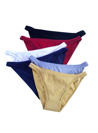 Bkolouuoe Variety Pack Panties for Women Women's Mid High Waist