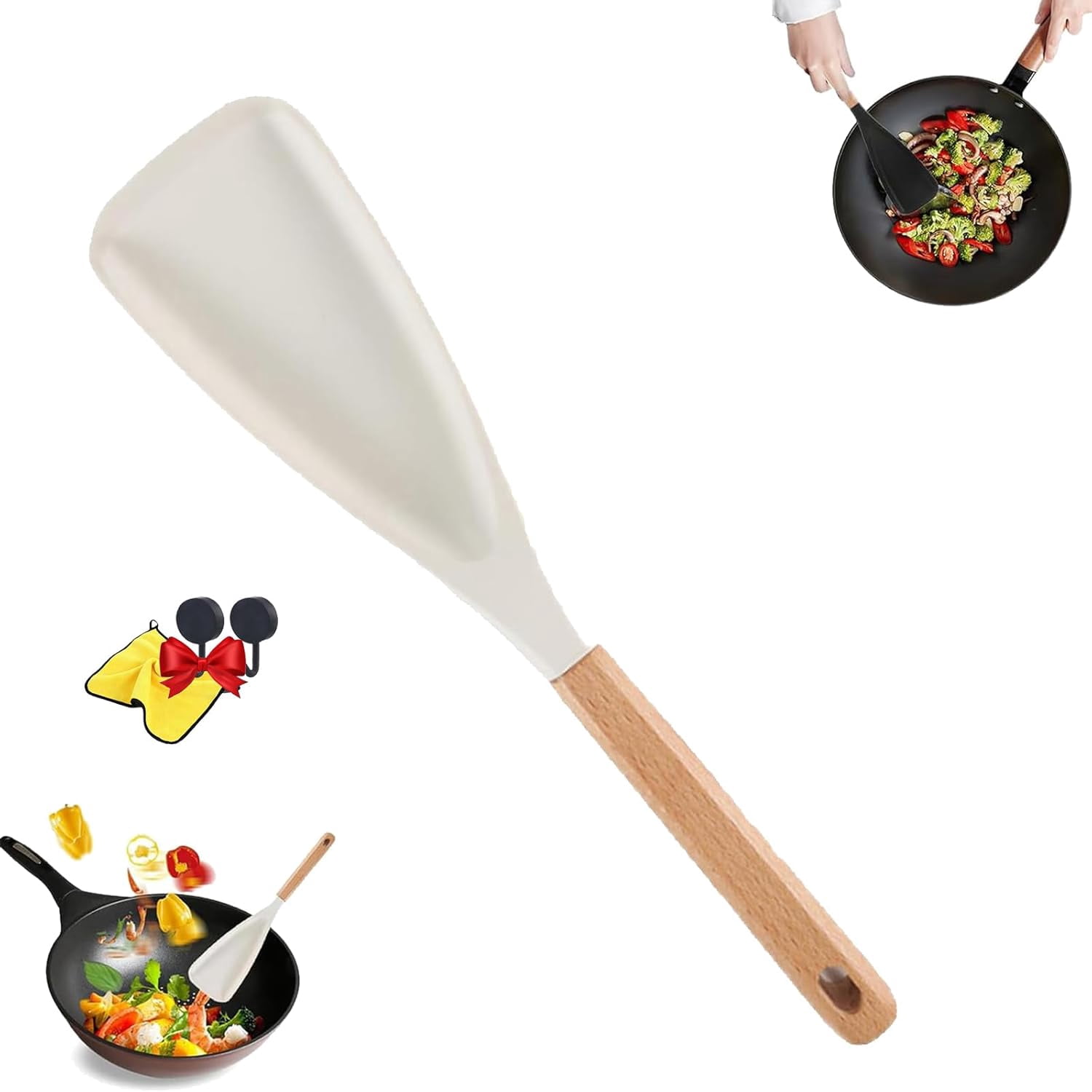 Buats Spoon, 2025 New Multifunction Spoon with Wooden Handle, 2-in-1 ...