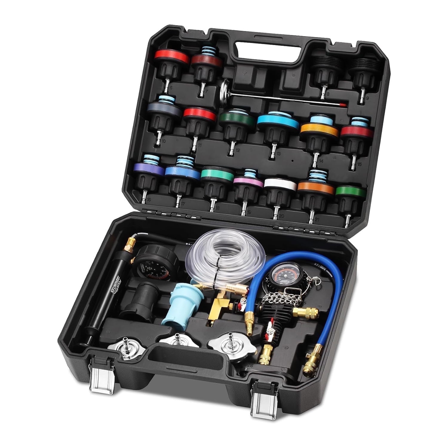 Buballino Leak Detection and Coolant Refill Kit Universal Radiator Cooling System Diagnostics
