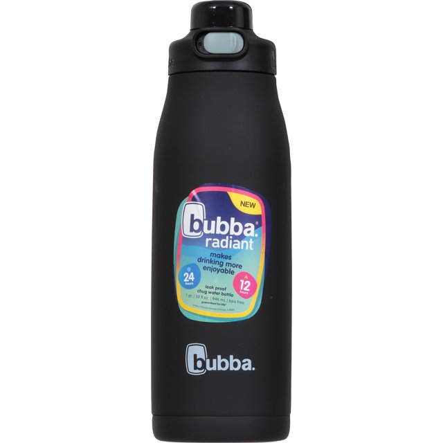 Bubba 32 oz. Radiant Stainless Steel Rubberized Water Bottle - Licorice ...