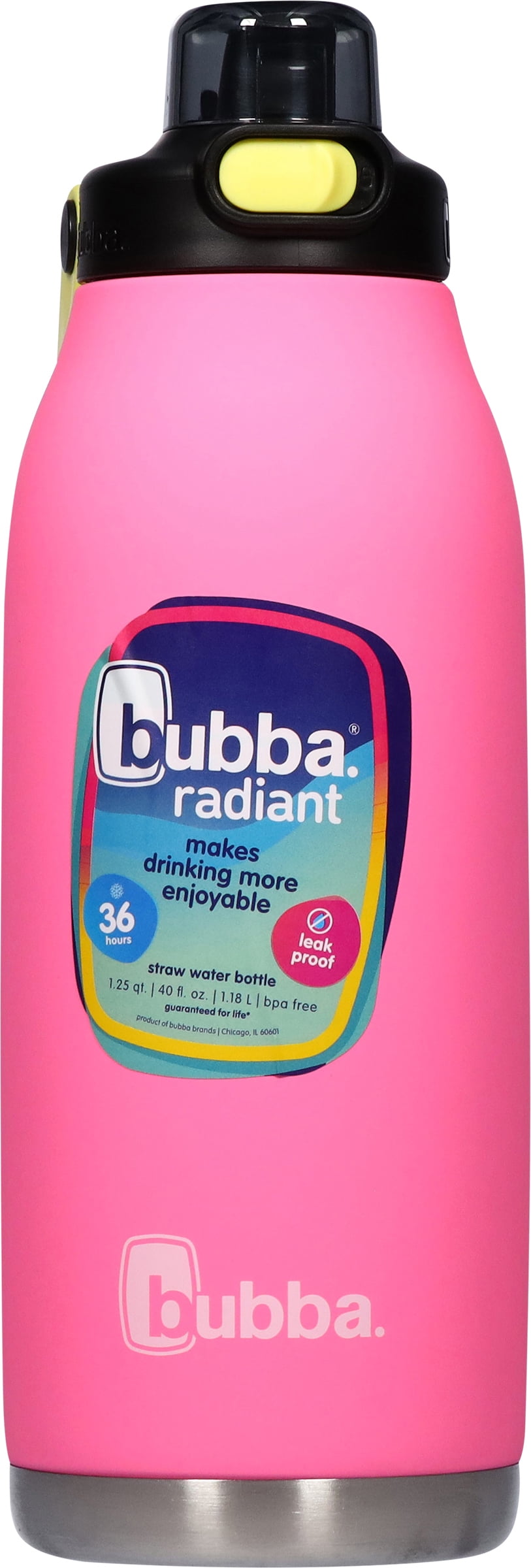 Bubba Radiant Straw Water Bottle 40oz 水筒 bubba Radiant Water Bottle with Straw, 40oz | Bubba Brands