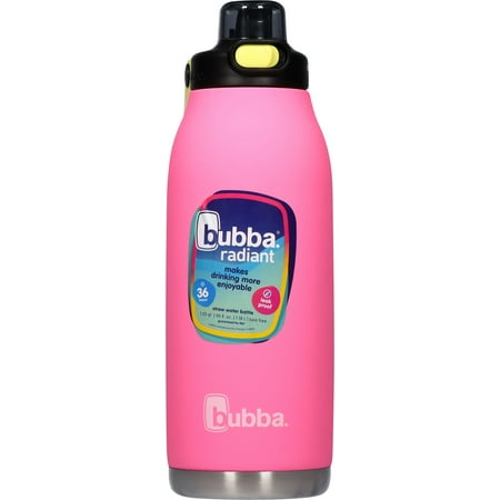 Bubba 40 oz. Radiant Stainless Steel Water Bottle w/ Straw Lid - Azalea