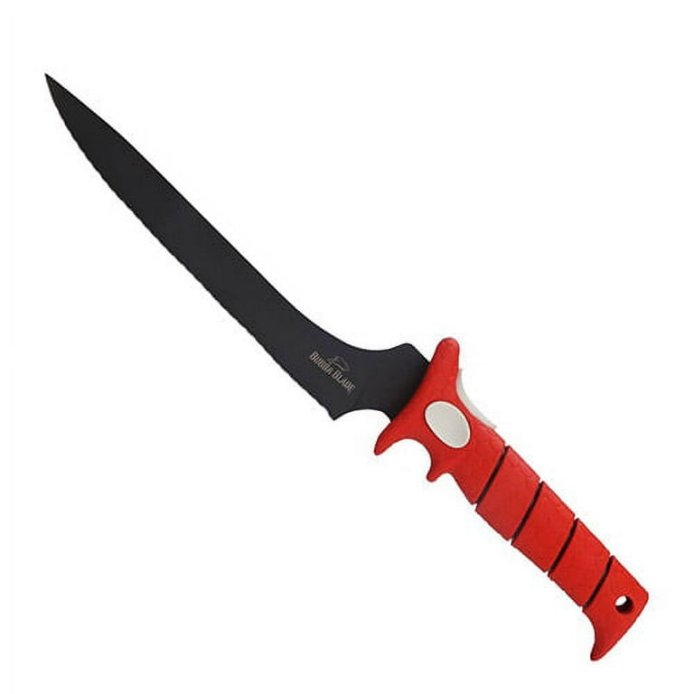 Bubba Blade 9 Inch Serrated Flex Fillet Knife with Non-Slip Grip