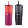 thumbnail image 1 of Bubba Brands 2149490 Tumbler, 24oz, Pink Sorbet & Licorice, 1 of 4