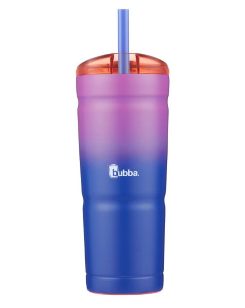 Vineyard Ombre 24 oz Stainless Steel Travel Tumbler with Straw