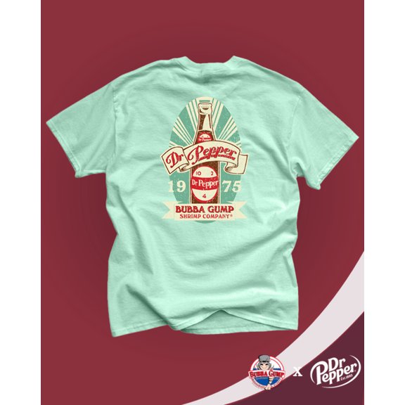 Dr Pepper x Bubba Gump | Retro Logo | Adult Tee - FINAL SALE