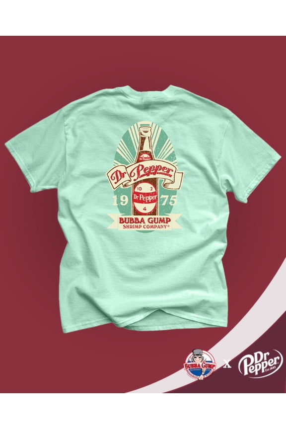 Dr Pepper x Bubba Gump | Retro Logo | Adult Tee - FINAL SALE