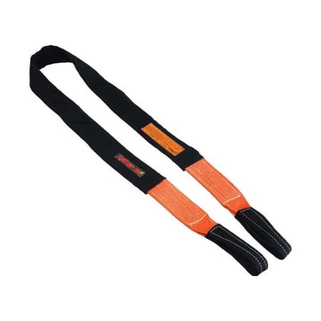 Bubba Rope 176000OR Tree Hugger 10-foot 3” wide with Breaking Strength of 47,000 lb. 100% Polyester Webbing in Orange, Accessory Ideal for safely winch out situations