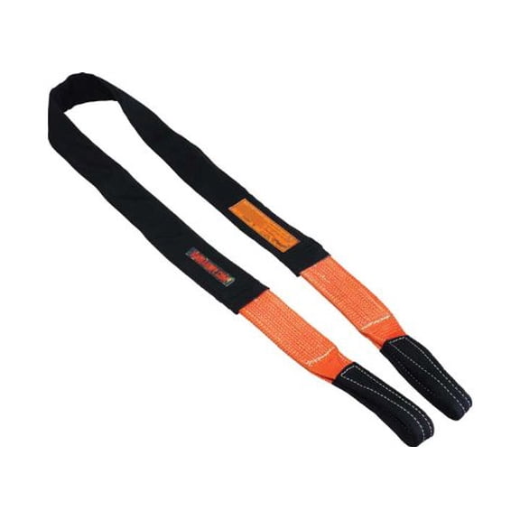 Bubba Rope 176000OR Tree Hugger 10-foot 3 wide with Breaking Strength of 47,000 lb. 100% Polyester Webbing in Orange, Accessory Ideal for safely winch out situations