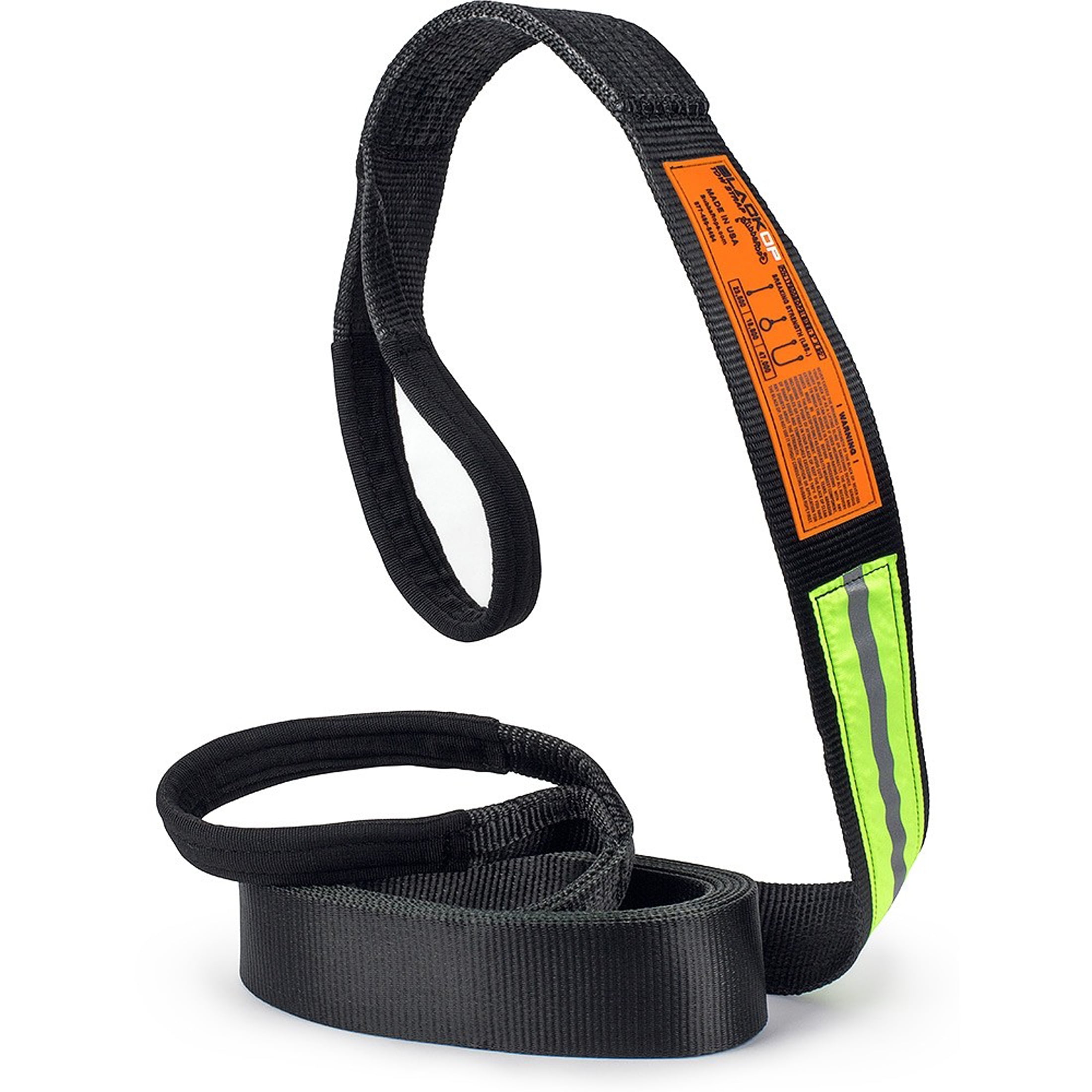 Bubba Rope 176000OR Tree Hugger 10-foot 3 wide with Breaking Strength of 47,000 lb. 100% Polyester Webbing in Orange, Accessory Ideal for safely winch out situations