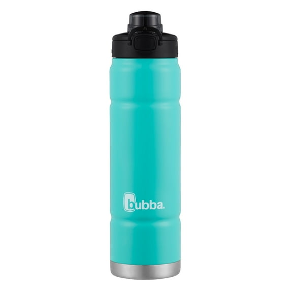 Bubba Trailblazer 24 oz Island Teal and Black Stainless Steel Water Bottle with Wide Mouth Lid