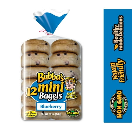 Bubba's Blueberry Mini Bagels 12ct