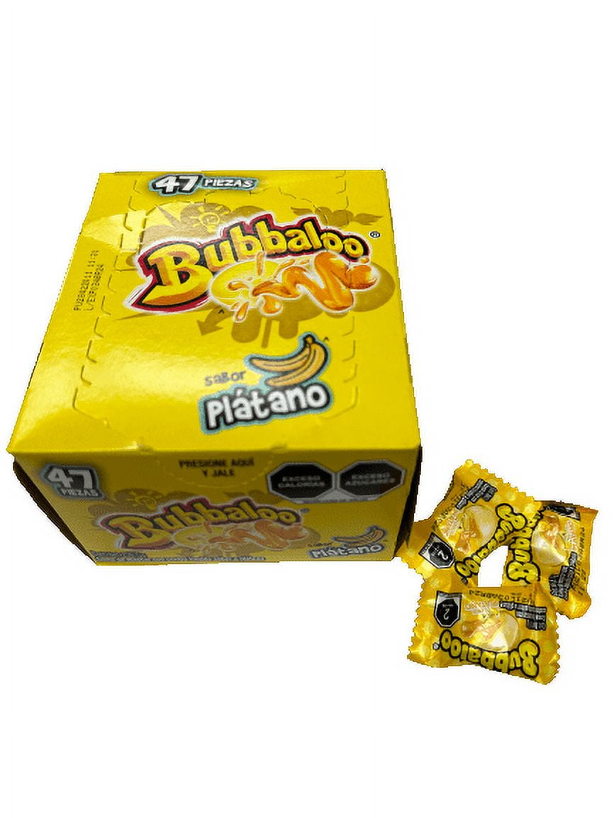 Bubbaloo Platano Banana Chewing Gum