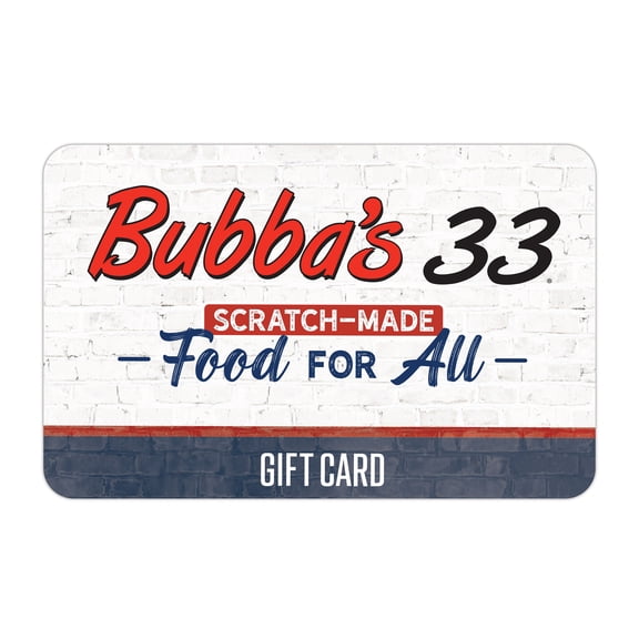 Bubbas $25 eGift Card [Email Delivery]