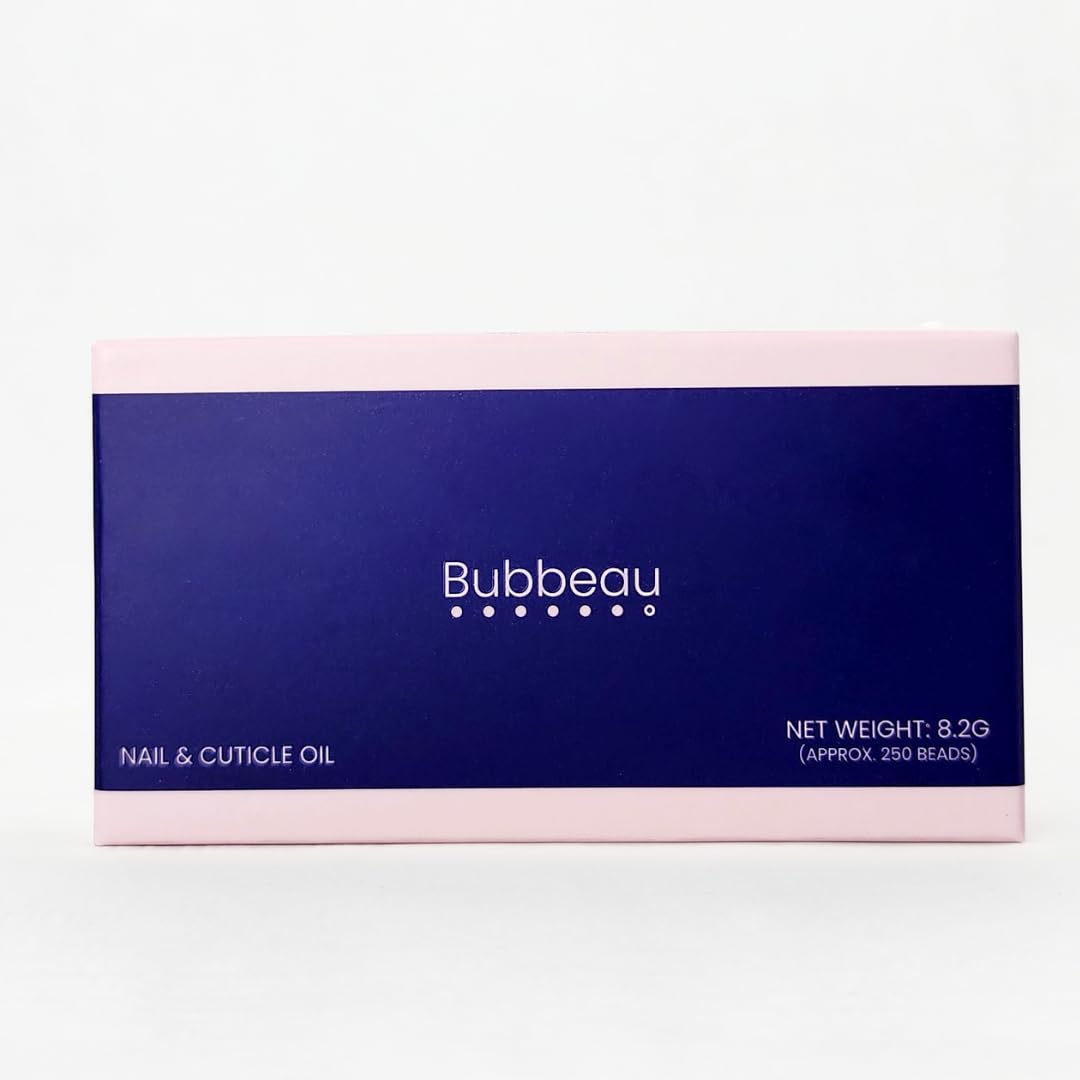 Bubbeau All Natural Cuticle Oil Beads Moisturizes & Strengthens Nails