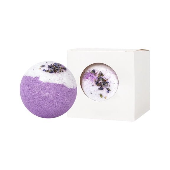 Bubble Bath Machine, Bounce Ball for Student, Purple Lavender Petals, Bubble Wands for Student, Blue Gift Basket, Valentines Box for Student, Lavender Scented, 1 Pc