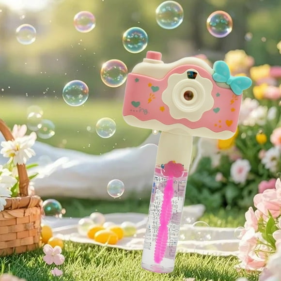 Bubble Blower Toy for Kids - Handheld Camera Bubble Machine with Projection Cards,Outdoor Bubble Maker for Girls Boys,Lightweight & Portable,40ml Bubble Solution,Fun Birthday Gift (7.34x4.08x1.22in)