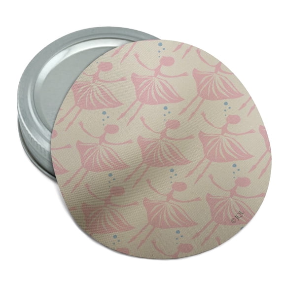 Bubble Blowing Ballerina Pattern Round Rubber Non-Slip Jar Gripper Lid Opener