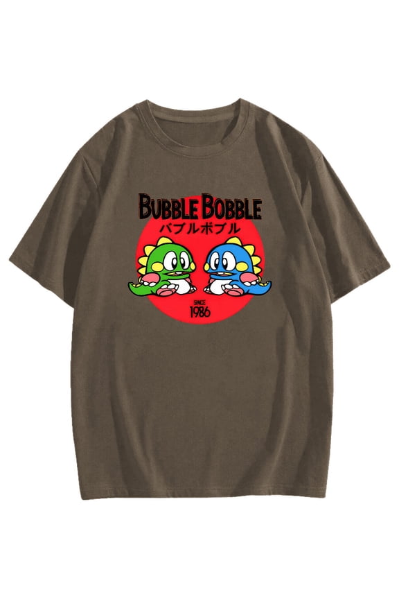 Bubble Bobble Cotton casual T-shirt