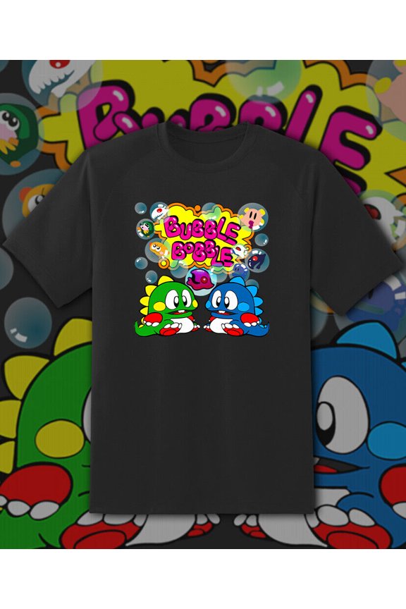 Bubble Bobble NES Retro Arcade Game Retro Video Game T Shirt Fast Ship!