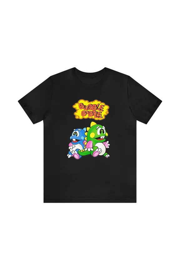 Bubble Bobble NES Retro Style Pixel Art Unisex Short Sleeve Tee T-Shirt #2 | eBay