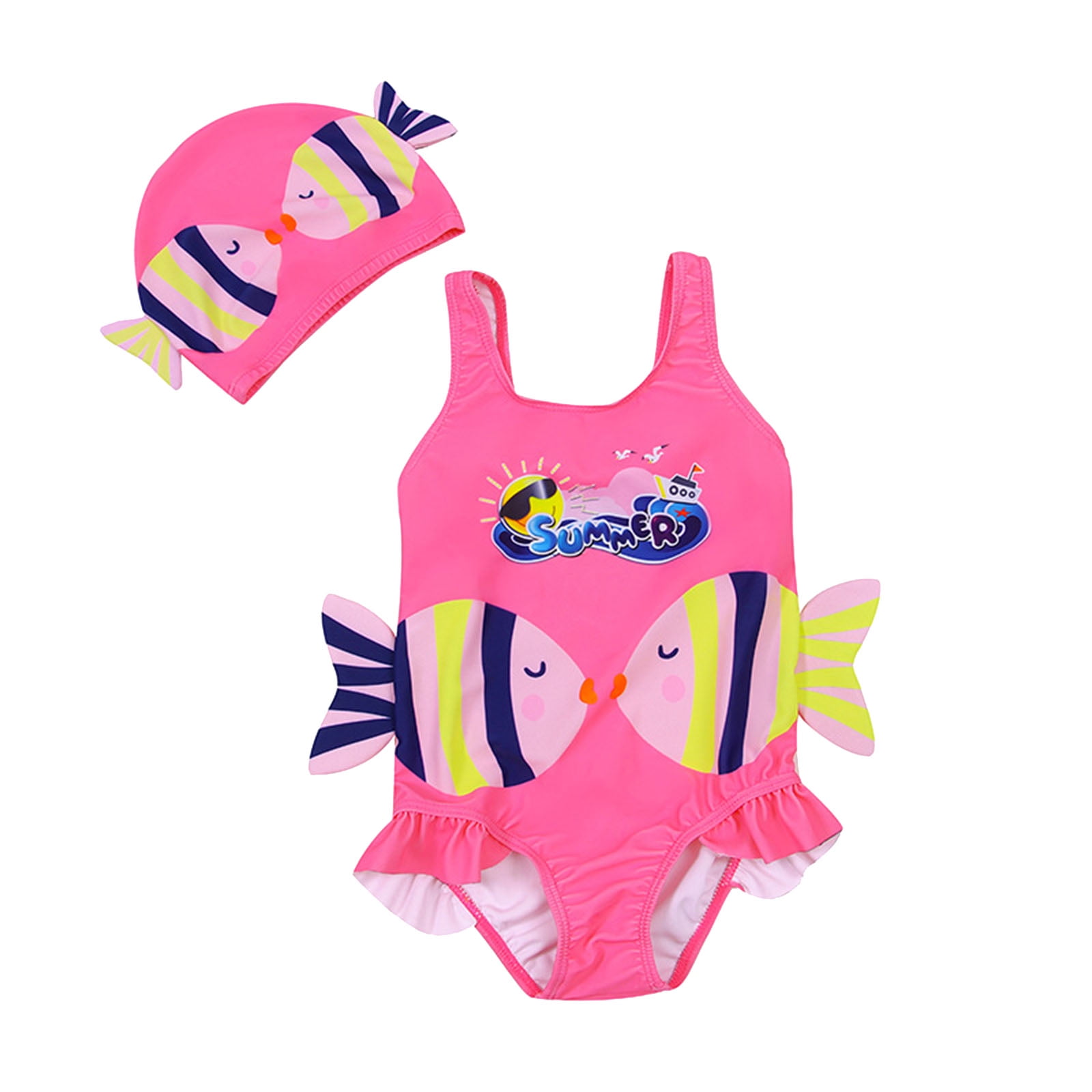 Bubble Boy Cute Printed Baby Suit Children's Swimsuit Girl Baby Cartoon
