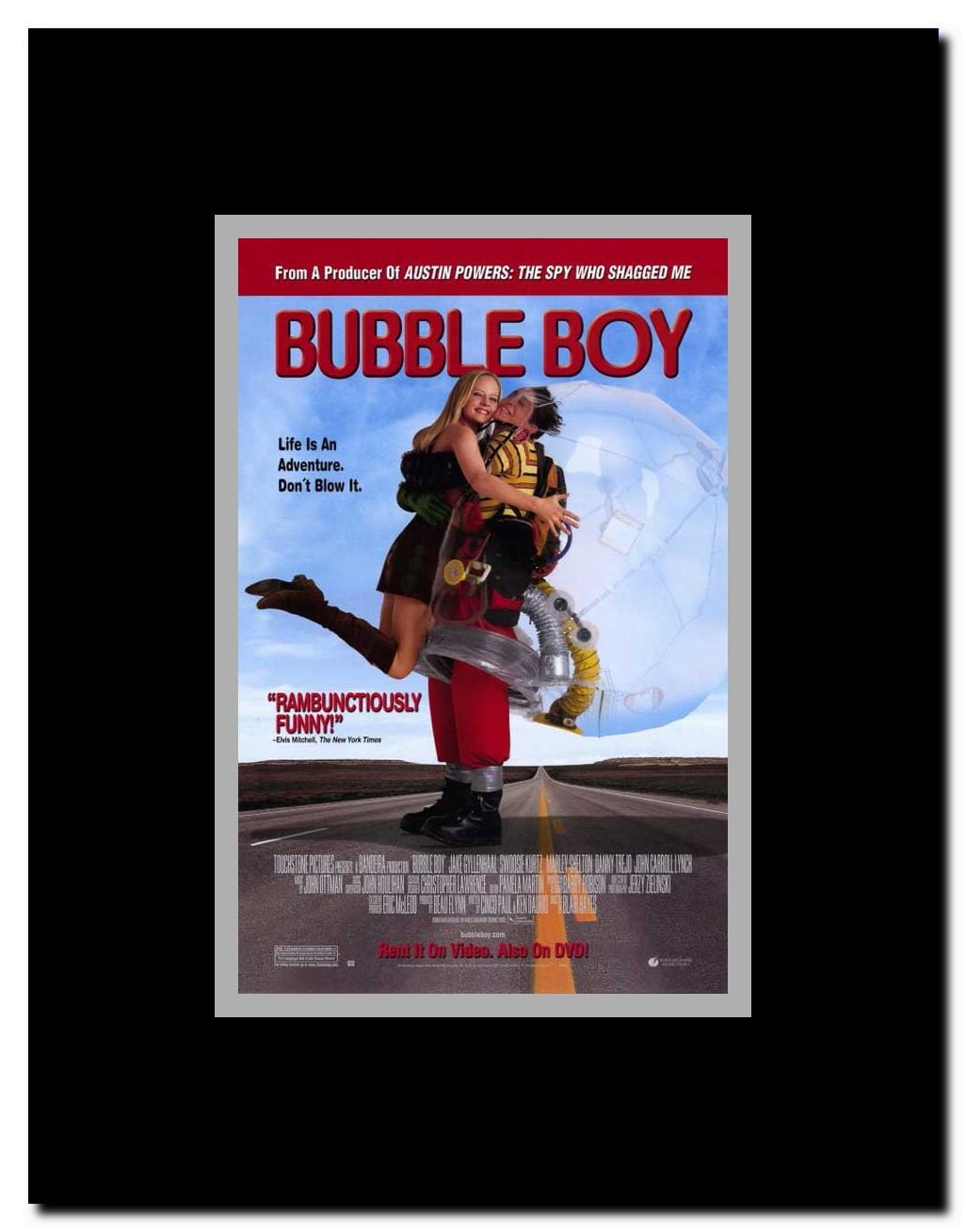 Bubble Boy Framed Movie Poster