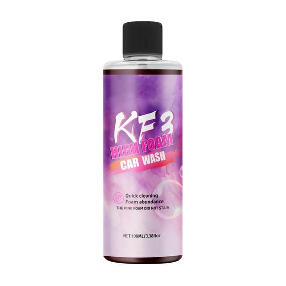 Bubble Car Wash Liquid Car Motorcycle Pre-wash Wash High Concentration High Foam Strong Decontamination Detergent 100ml