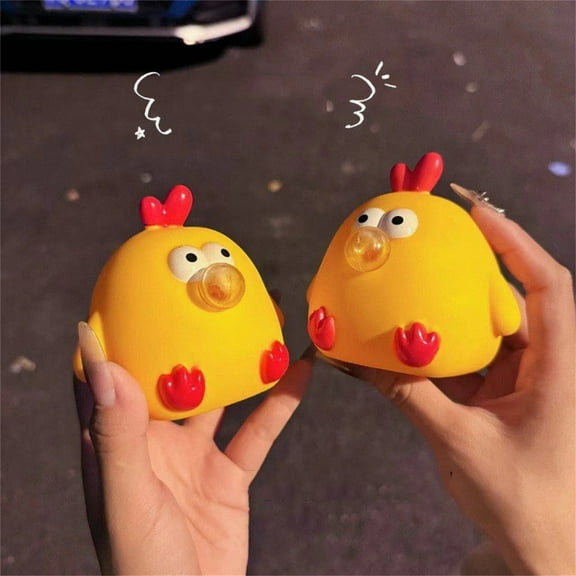 Bubble Chicken Pull Stress Reliever Stretchy Slow Rise Sensory Fidget, Portable Calming Desk Tool for Travel, Quiet Anxiety Relief for ADHD Support and Daily Relaxation