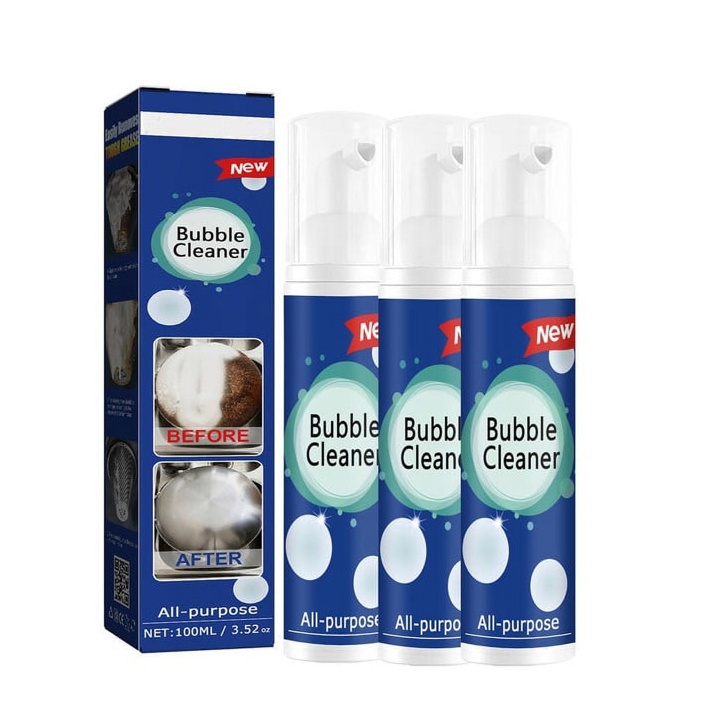 Bubble Cleaner Foam Spray, AllPurpose RinseFree Cleaning Spray
