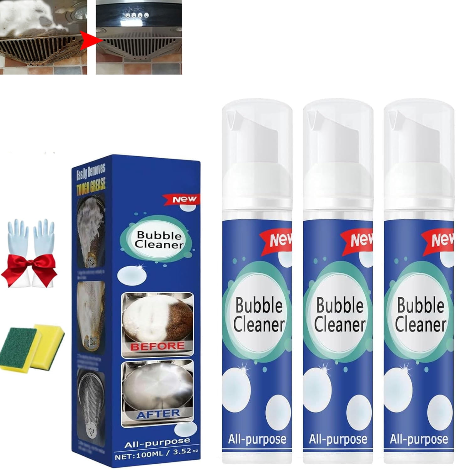 Breakdown Cleaner Label Bubble Cleaner Foam Spray, Stubborn Grease Cleaner Spray Foam, Highly ...