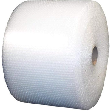 Small & Large Bubble Cushioning Wrap Combo Pack – 12" Wide, 700 Ft Total (350' Small, 125' Large), Clear