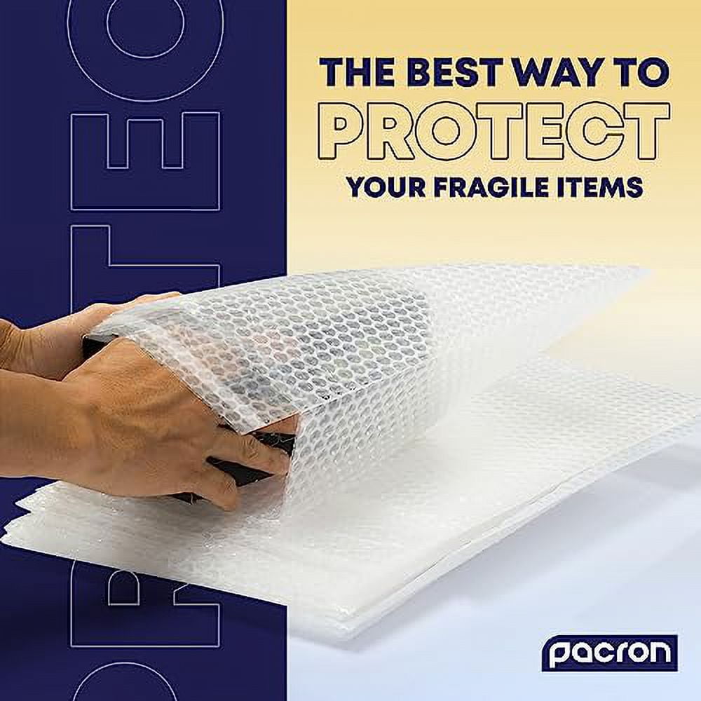 Bubble Cushioning Wrap Pouches 125 Pack 10x15.5 Inch, Double Wall