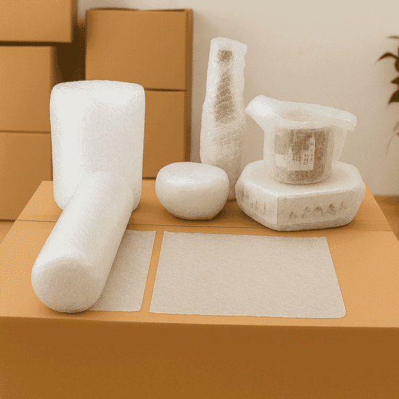 Bubble Cushioning Wrap Roll 8in x 36ft 1roll Bubble Cushion Packing Wrap for Moving & Shipping Heavy Duty Protection for Mailing & Packaging Boxes