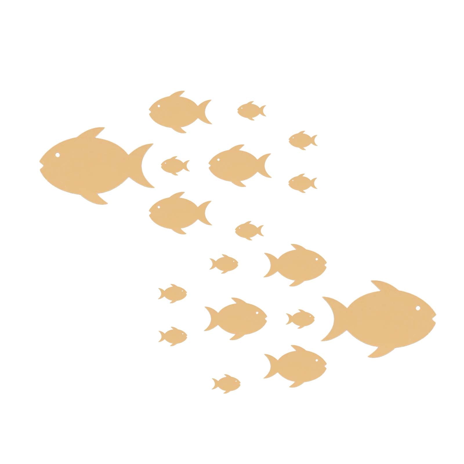 Bubble Fish Wall Stickers Ocean Fish Mirror Stickers Acrylic Mirror