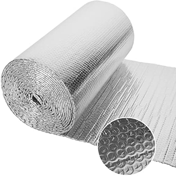 Bubble Foil Insulation Multi-Purpose Double Aluminium Radiator Heat Loft Wall Smile Home