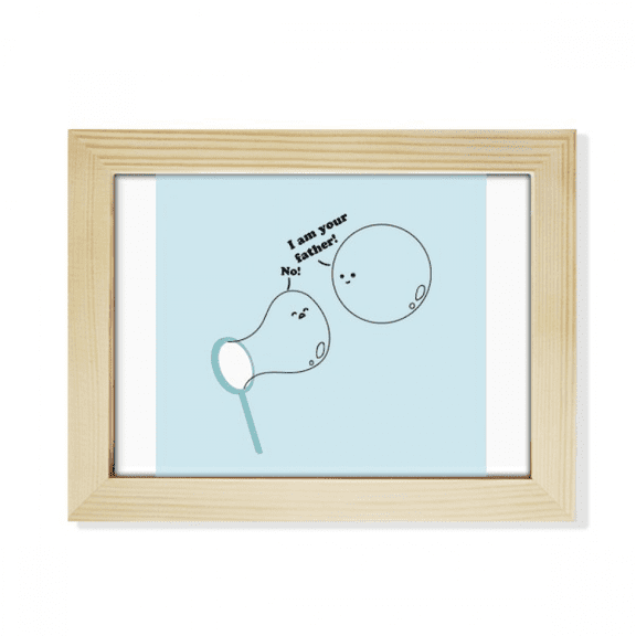 Bubble Game Blowing Art Deco Fashion Desktop Photo Frame Picture Art Decoration Painting 6x8 inch