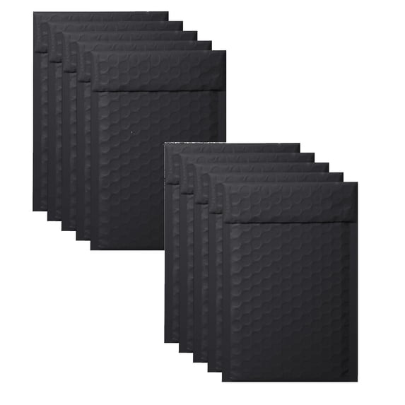 Bubble Gift Envelopes Lined,Self-Seal Poly Padded Envelopes, Waterproof Holographic Bubble Shipping Envelopes for Mailing, Packing, Small Business -Seal 10Pcs