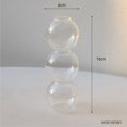 Bubble Glass Vase Home Decor Living Room Decoration Terrarium Flower