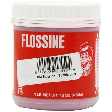 Bubble Gum Gold Medal Flossine (1 - 1 Lb. Can)