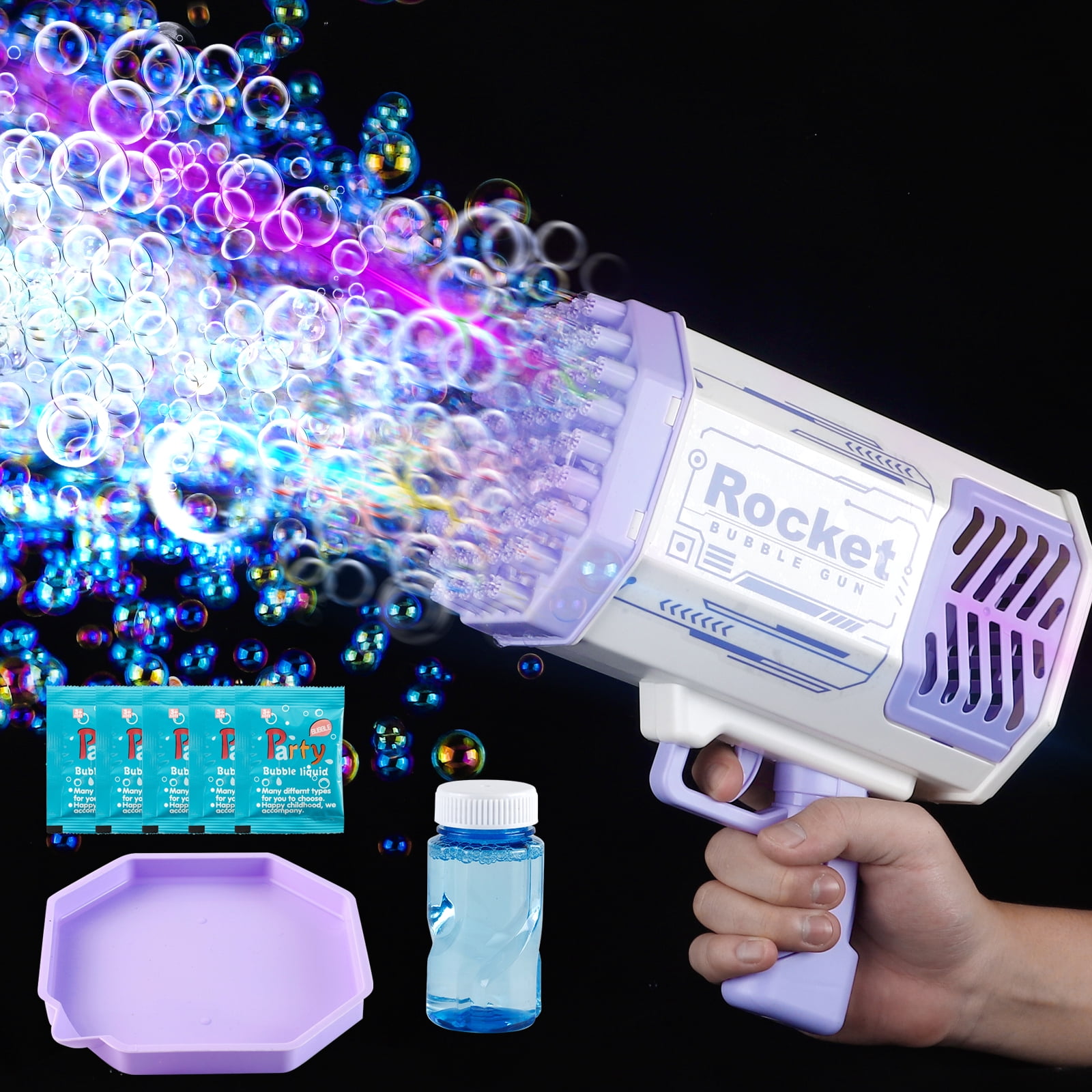 Electric Super Bubble Gun - Endless Fun for Kids & Parties