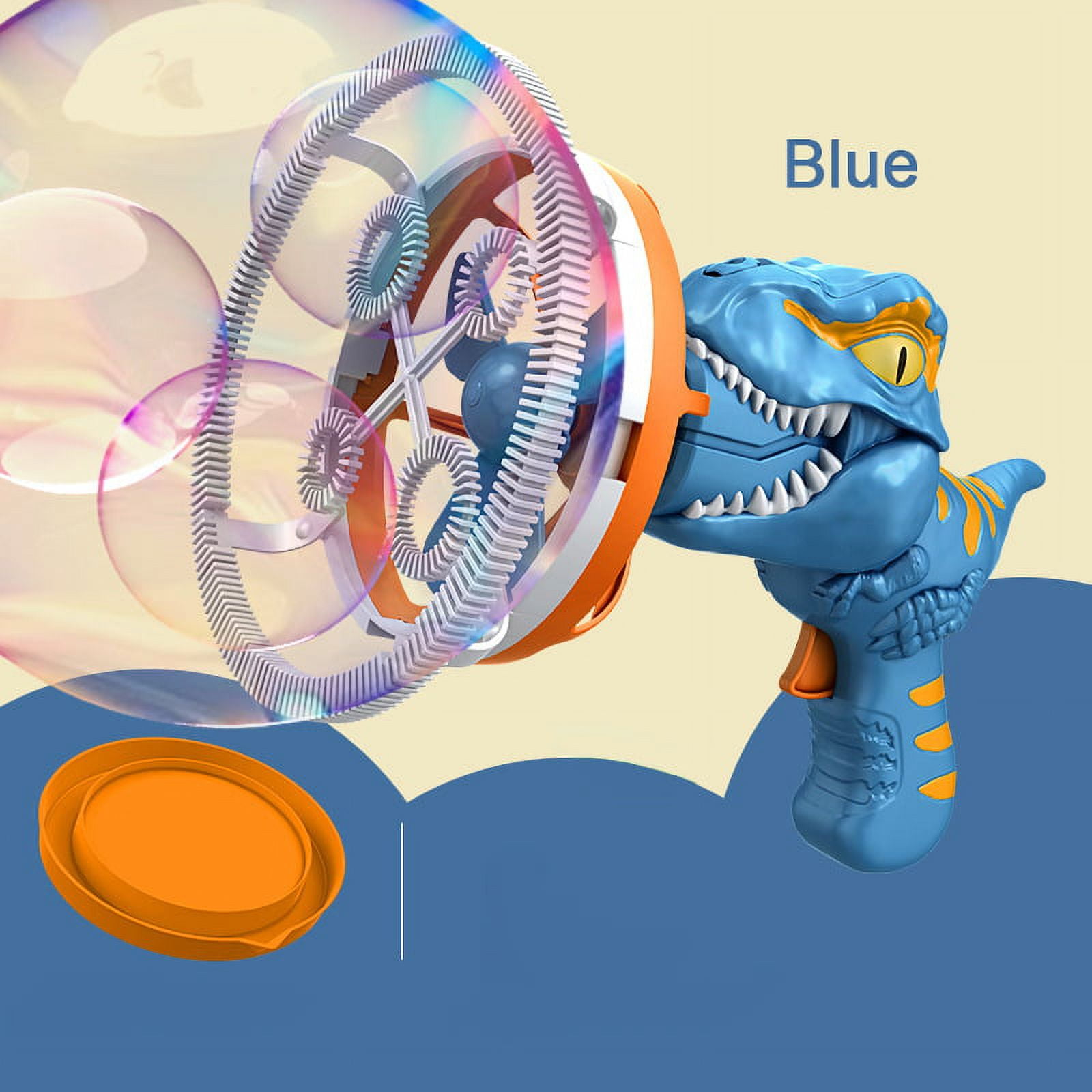 Bubble Gun Bubble Machine Dinosaur Bubble Blower Toy for Kids and Toddlers Bubble in Bubble Gun Party Favors Birthday for 3 4 5 6 7 8 9 Years Old Boys