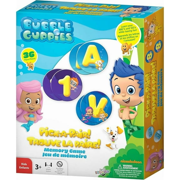 Bubble Guppies 57034 Pick-A-Pair Memory Game