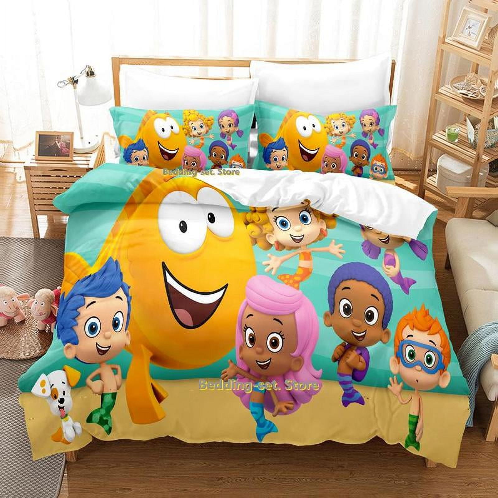 Bubble Guppies Bedding Set Single Twin Full Queen King Size Bed Set ...