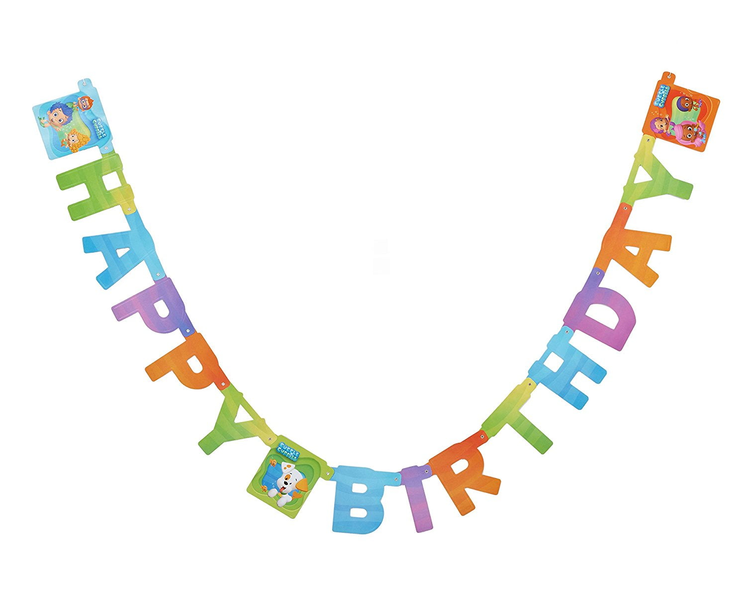 Bubble Guppies Birthday Party Decoration Banner, 7.5 ft.