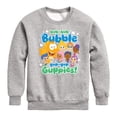 thumbnail image 1 of Bubble Guppies - Bub Bub Bubble Gup Gup Guppies - Toddler And Youth Crewneck Fleece Sweatshirt, 1 of 5